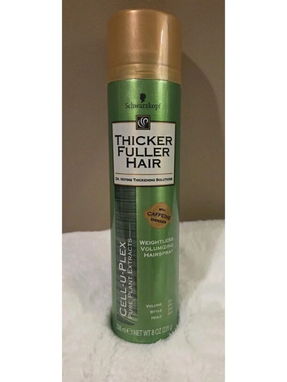 Thicker Fuller Hair CELL-U-PLEX Weightless Volumizing Hairspray New 8oz